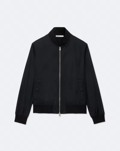 Allsaints Abbot Slim-fit Bomber Jacket In Black
