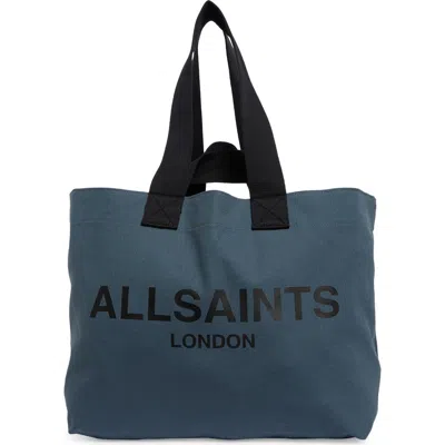 Allsaints Acari Tote Bag In Blue