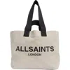Allsaints Acari Tote Bag In Gray