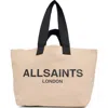 Allsaints Acari Tote Bag In Neutral