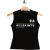 Allsaints Access Imogen Graphic Tank In Black
