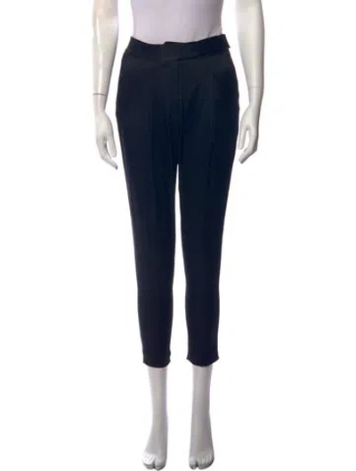 Pre-owned Allsaints Acetate Straight Leg Pants In Blue