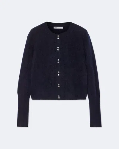 Allsaints Ada Cashmere Button-down Cardigan In Blue