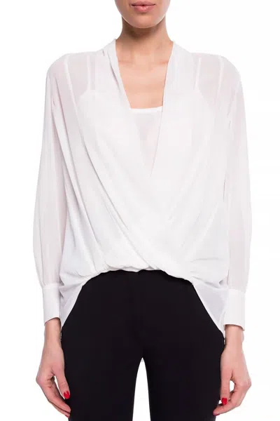 ALLSAINTS ADRIANNA TOP IN WHITE