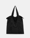 Allsaints Afan Spacious Recycled Tote Bag In Black