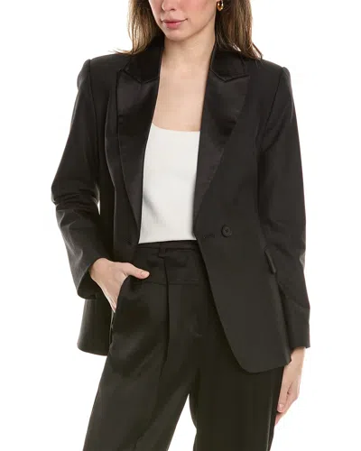 Allsaints Afia Skye Wool-blend Blazer In Black