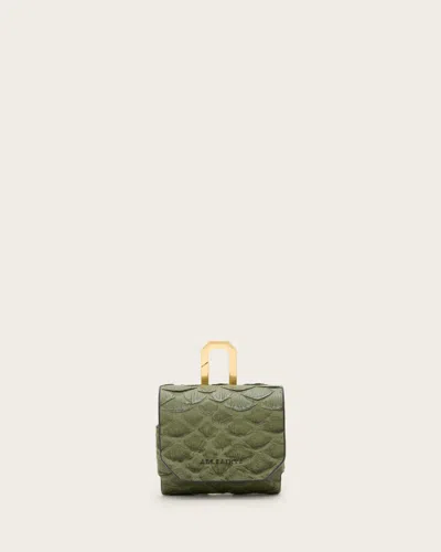 Allsaints Airpod Case In Military Green