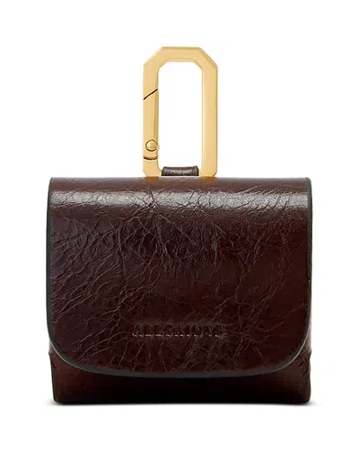 Allsaints Airpod Hex Case In Brown