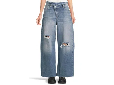 Allsaints Aki Crossover Jean In Blue