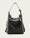 Allsaints Alba Leather Backpack In Black