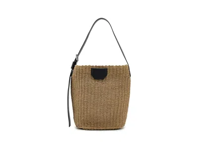 Allsaints Alba Paper Shoulder Bag Shoulder Handbags Biscuit Brown: One Size
