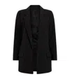 Allsaints Aleida Lightweight Tri Blazer In Black