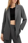 Allsaints Aleida Blazer In Eiffel Grey