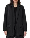 Allsaints Aleida Denim Blazer In Black