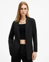 Allsaints Aleida Lightweight Tri Blazer In Black