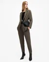Allsaints Aleida Lightweight Tri Blazer In Tarmac Green
