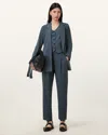Allsaints Aleida Lightweight Tri Trousers In Gray