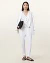 Allsaints Aleida Lightweight Tri Trousers In White