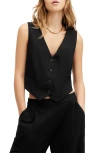 Allsaints Aleida Lightweight Tri Vest In Black