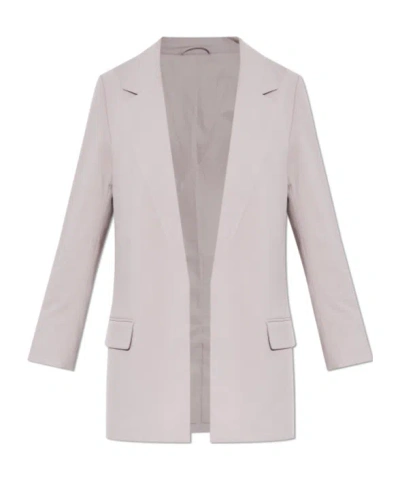 Allsaints Aleida Open-front Blazer In Neutral