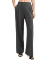 Allsaints Aleida Wide Leg Pants In Eiffel Grey