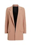 Allsaints Aleida Blazer In Brown