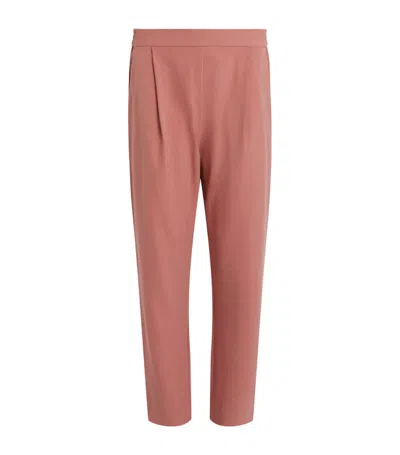 Allsaints Aleida Tri Straight Trousers In Pink