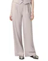 Allsaints Womens Greige Brown Aleida Wide-leg Mid-rise Recycled Polyester-blend Trousers In Greige Brown