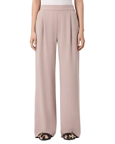 Allsaints Aleida Wide Leg Trousers In Purple