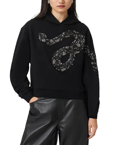 Allsaints Alenka Pippa Hoodie In Black