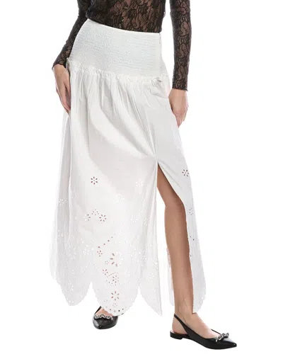 Allsaints Alex Maxi Skirt In White
