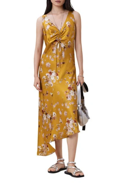 ALLSAINTS ALLSAINTS ALEXI FLORAL PRINT SLIPDRESS
