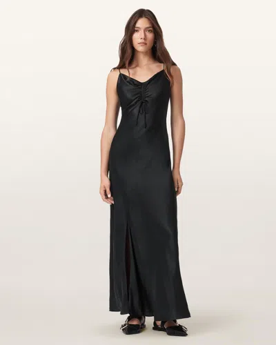 Allsaints Alexia Sleeveless Maxi Dress, In Black