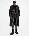 Allsaints Allana Funnel Neck Recycled Puffer Jacket In Black
