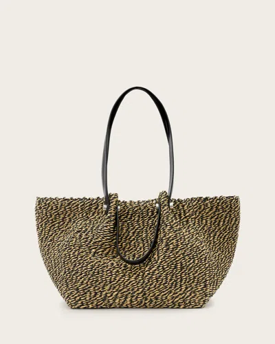 ALLSAINTS ALLINGTON STRAW TOTE BAG