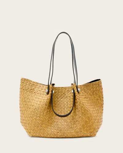 ALLSAINTS ALLINGTON STRAW TOTE BAG