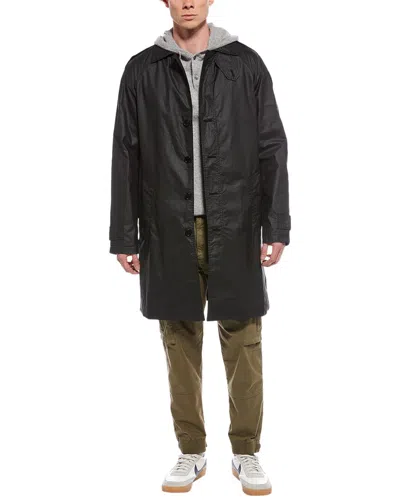 Allsaints Allman Coat In Black