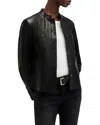 Allsaints Allsaint Rock Leather Shirt In Black