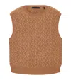 Allsaints Alpaca-blend Sirius Sweater Vest In Multi