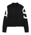 Allsaints Alpaca-blend Sylvie Cardigan In Black