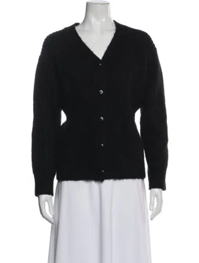 Pre-owned Allsaints Alpaca Jacket In Black