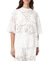 Allsaints Amelie Floral Lace T-shirt In Multi