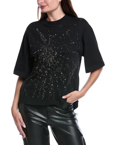 Allsaints Amelie Shatter T-shirt In Black