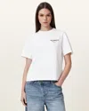 Allsaints Amore Lisa Tee In Optic White