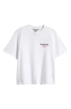 Allsaints Amoré Lisa Heart Embroidered Cotton Graphic T-shirt In Optic White