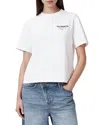 Allsaints Amore Lisa Tee In Optic White