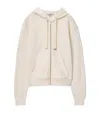 Allsaints Amphie Knit Hoodie In White