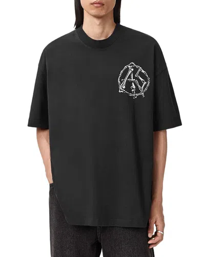 Allsaints Anatomica Graphic T-shirt In Multi