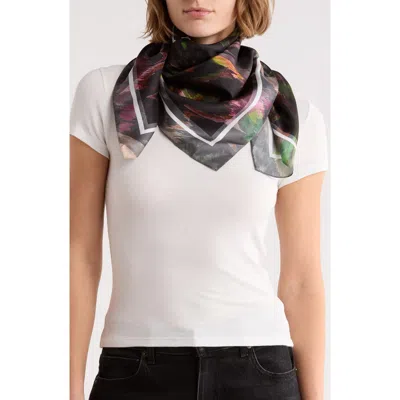 Allsaints Anew Silk Square Scarf In Multi