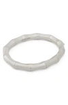Allsaints Angular Hinged Bangle In Green
